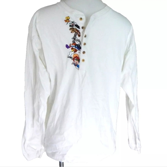 Vintage Looney Tunes Embroidered Tee - Picture 1 of 5